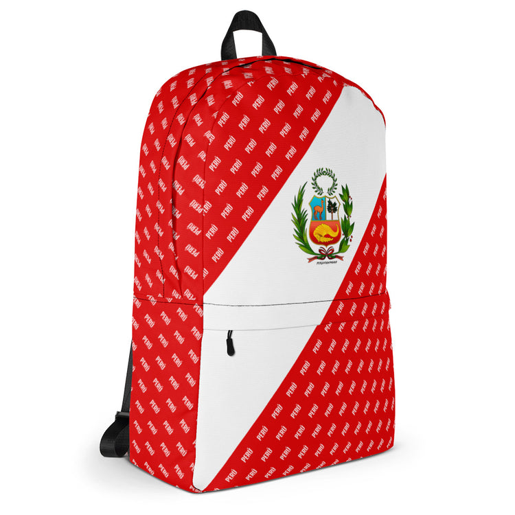 Mochila Perú Franja Roja Backpack