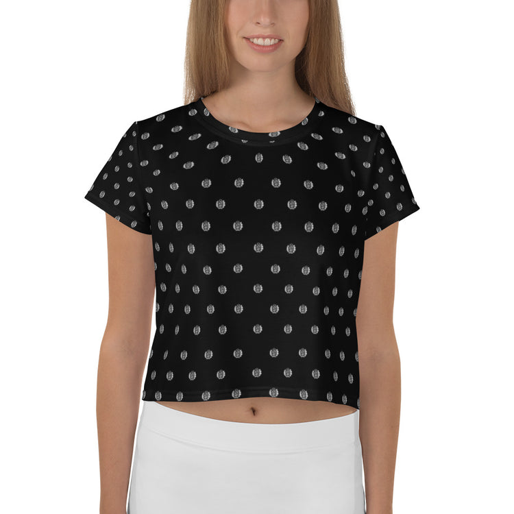 Mini Escudo Peruano - All-Over Print Crop Tee