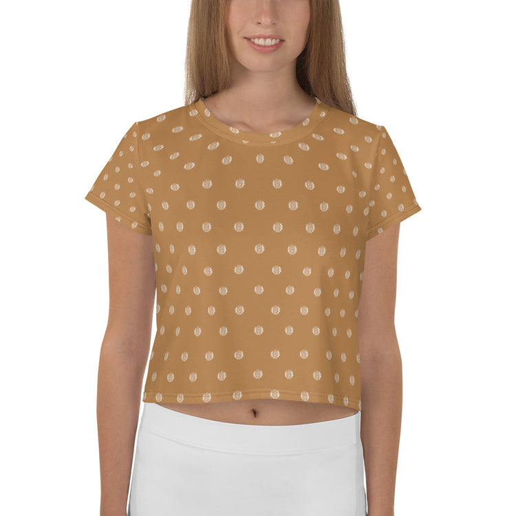 Mini Escudo Peruano - All-Over Print Crop Tee