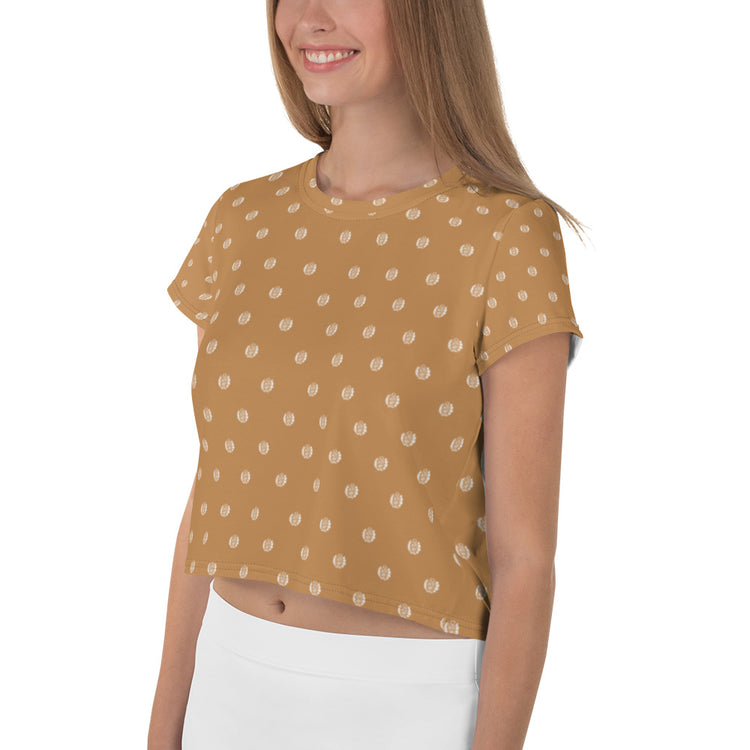 Mini Escudo Peruano - All-Over Print Crop Tee