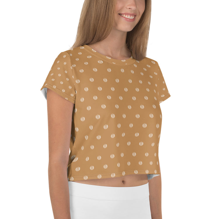 Mini Escudo del Perú - All-Over Print Crop Tee