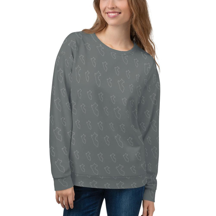Sweatshirt womens skin Map | PeruvianMood