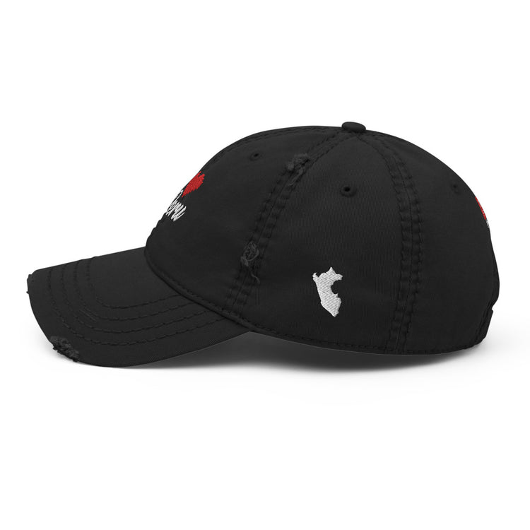 I Love Peru Distressed Hat