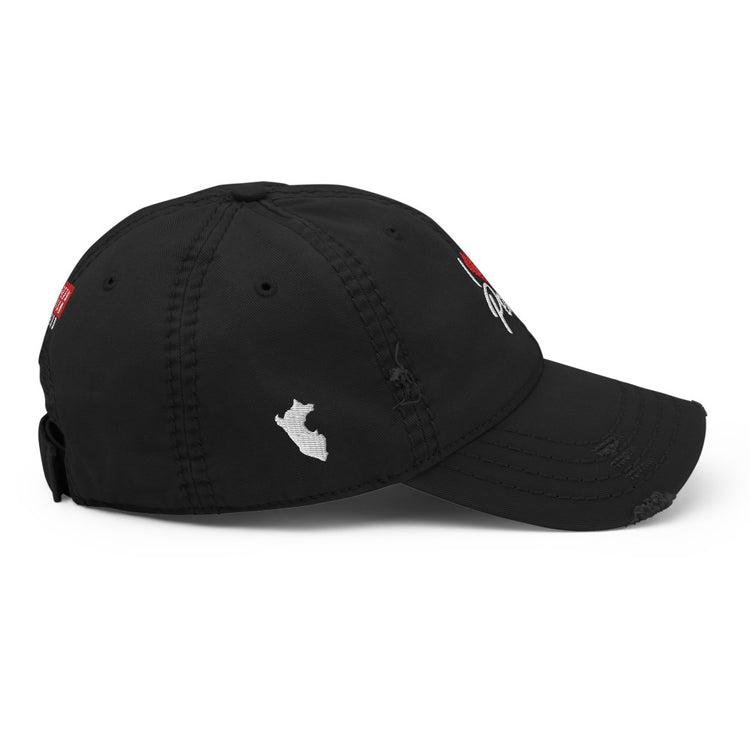 I Love Peru Distressed Hat