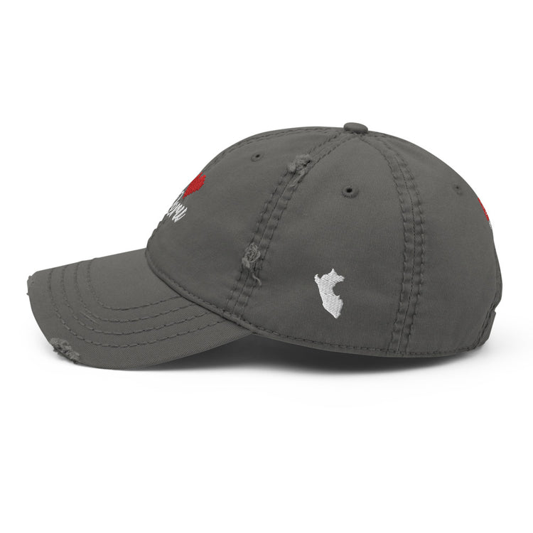 I Love Peru Distressed Hat
