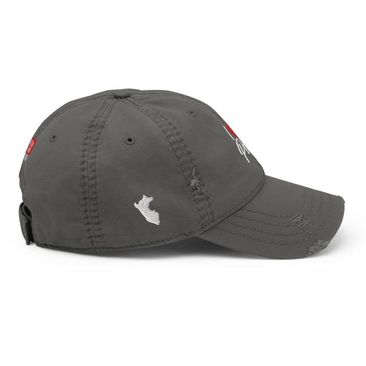 I Love Peru Distressed Hat