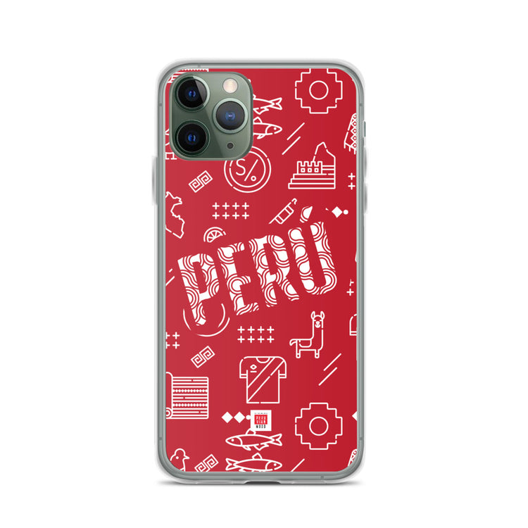 iPhone Case - Peru icons