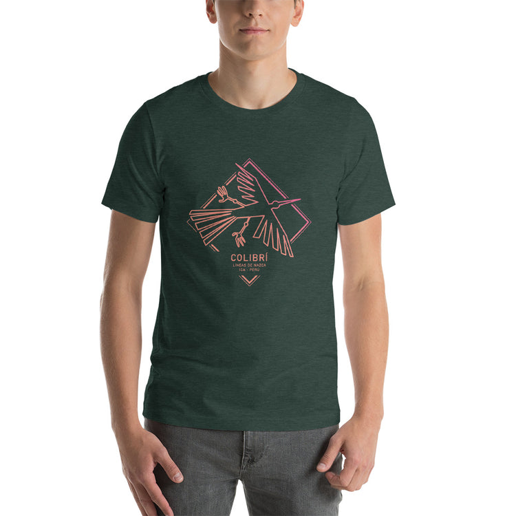 Men's T-shirt | Peruvian Outlines Colibrí