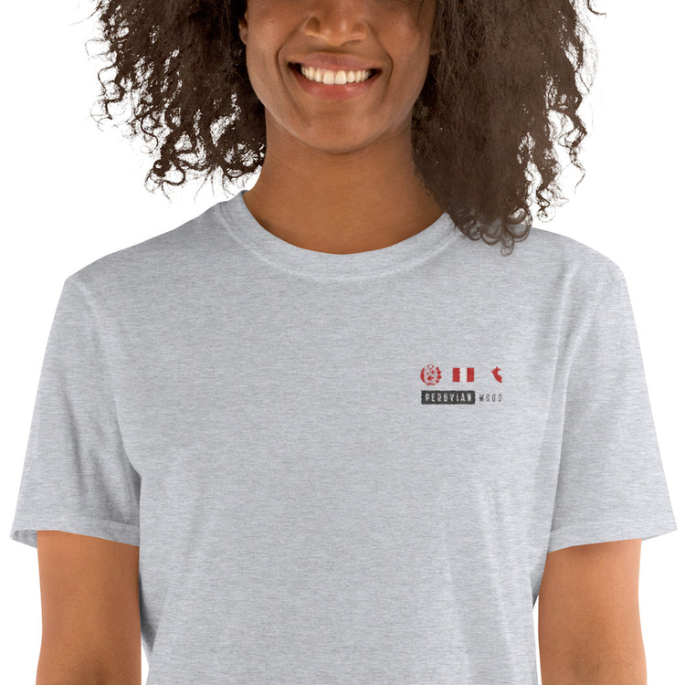 Peruvian Embroidered T-Shirt | Peruvian national symbols