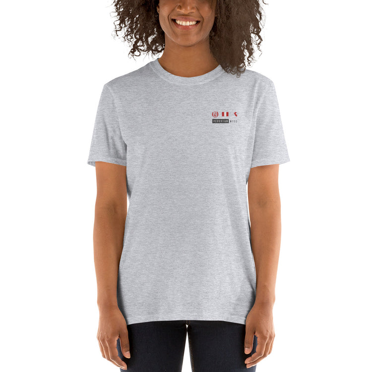 Peruvian Embroidered T-Shirt | Peruvian national symbols