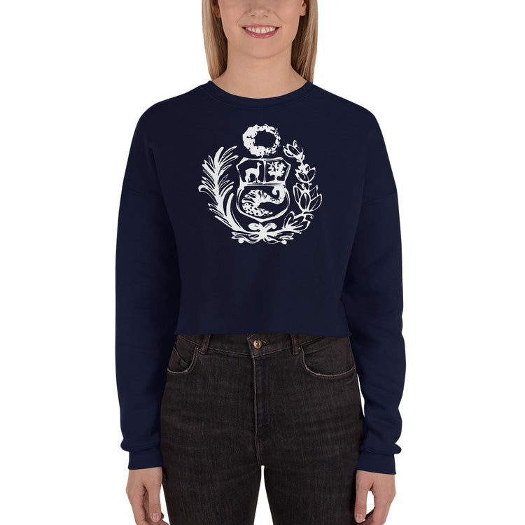 Peruvian Crop Sweatshirt - Escudo del Peru