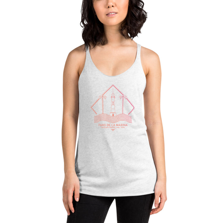 Peruvian Tee | Faro de la Marina - Women's Tank Top PeruvianMood Outlines