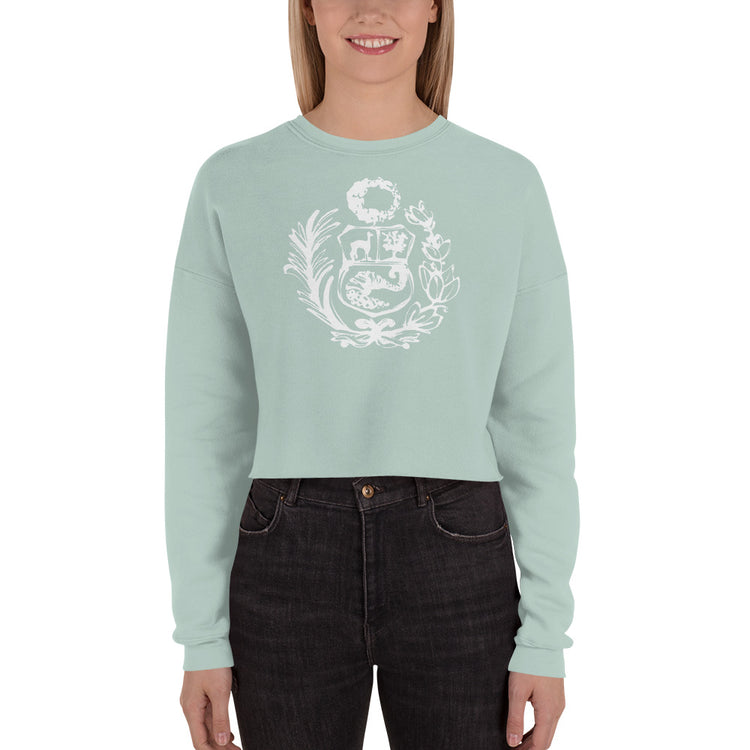 Peruvian Crop Sweatshirt - Escudo del Peru