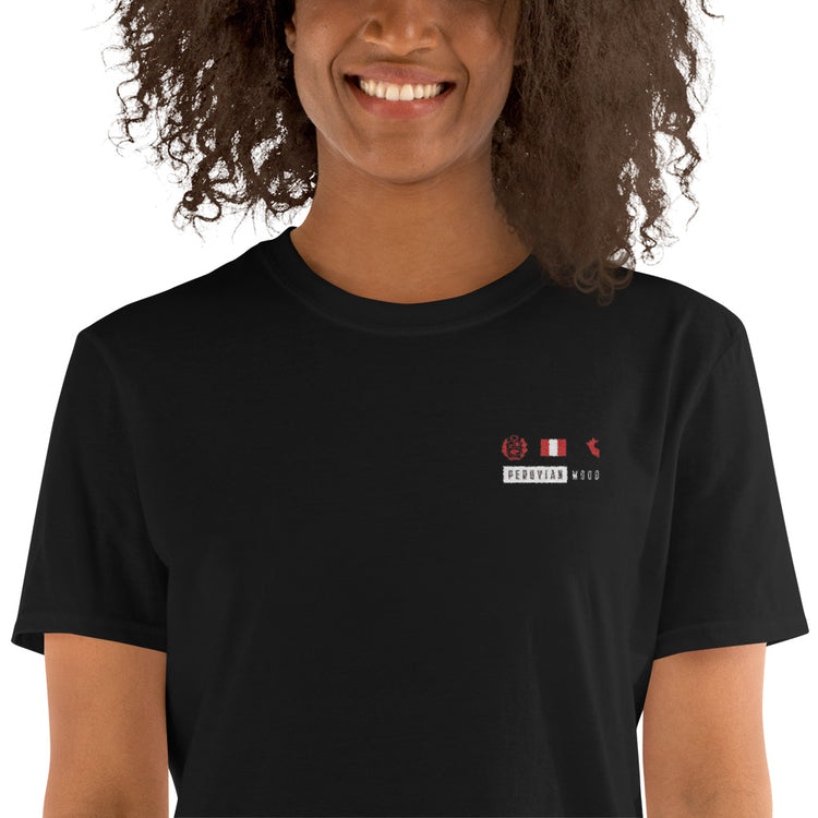 Peru Embroidered T-Shirt | Peruvian national symbols
