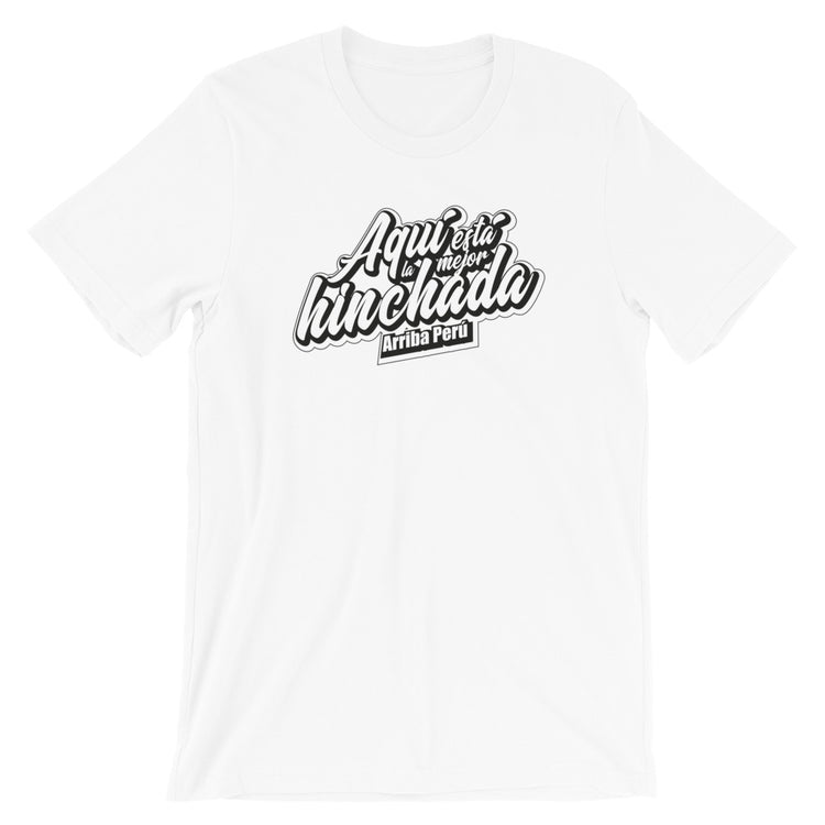 Peruvian T-shirt - Aquí está la mejor hinchada | PeruvianMood