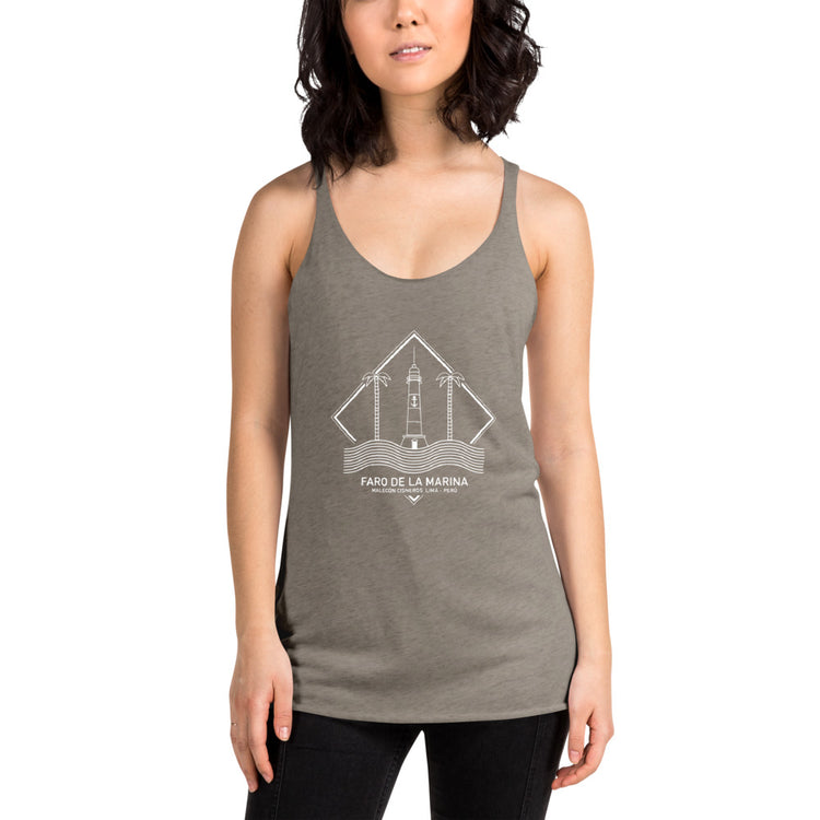 Peruvian Tee | Faro de la Marina - Women's Tank Top PeruvianMood Outlines