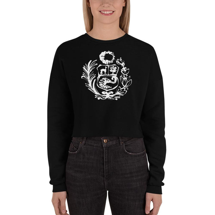 Peruvian Crop Sweatshirt - Escudo del Peru
