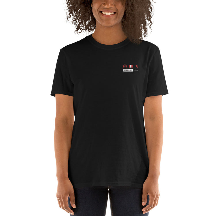 Peruvian Embroidered Tee | Peruvian national symbols