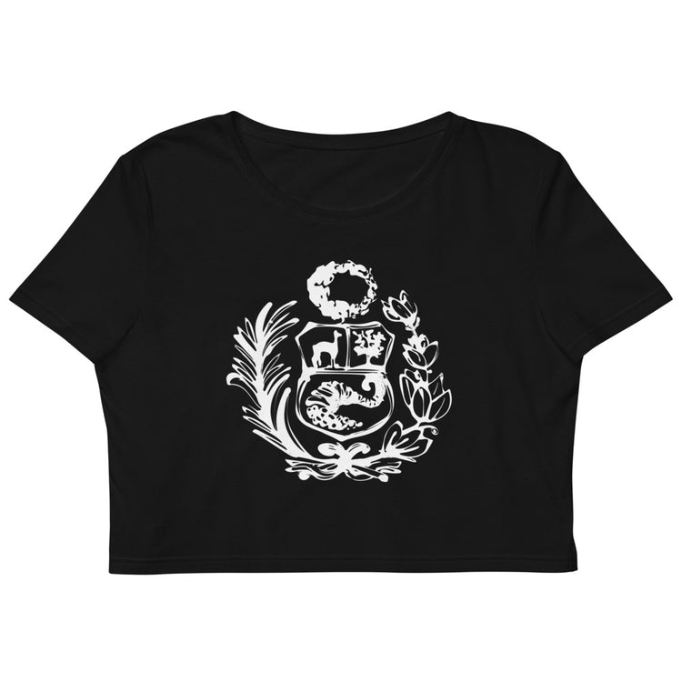 Escudo del Perú - Organic Crop Top
