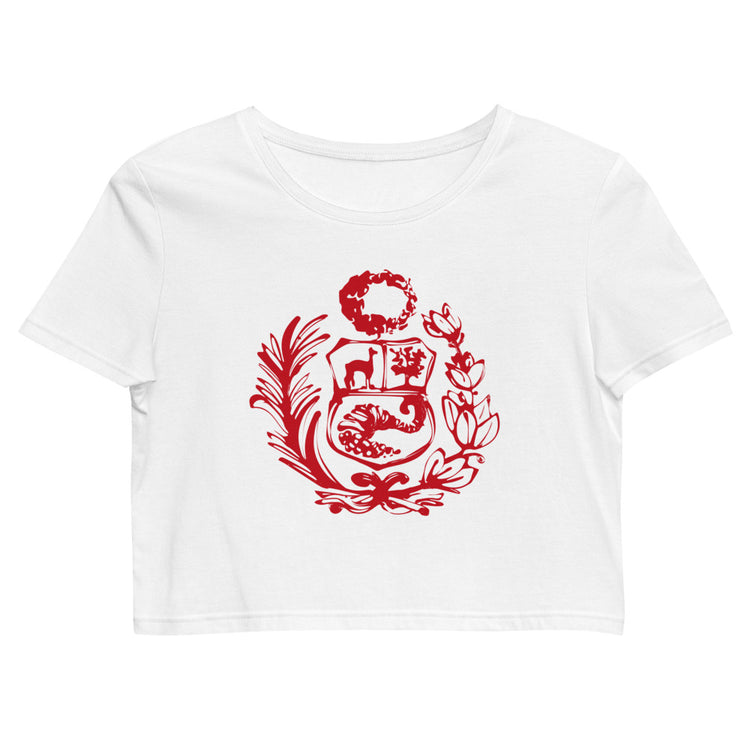 Peru - Escudo del Perú | Organic Crop Top