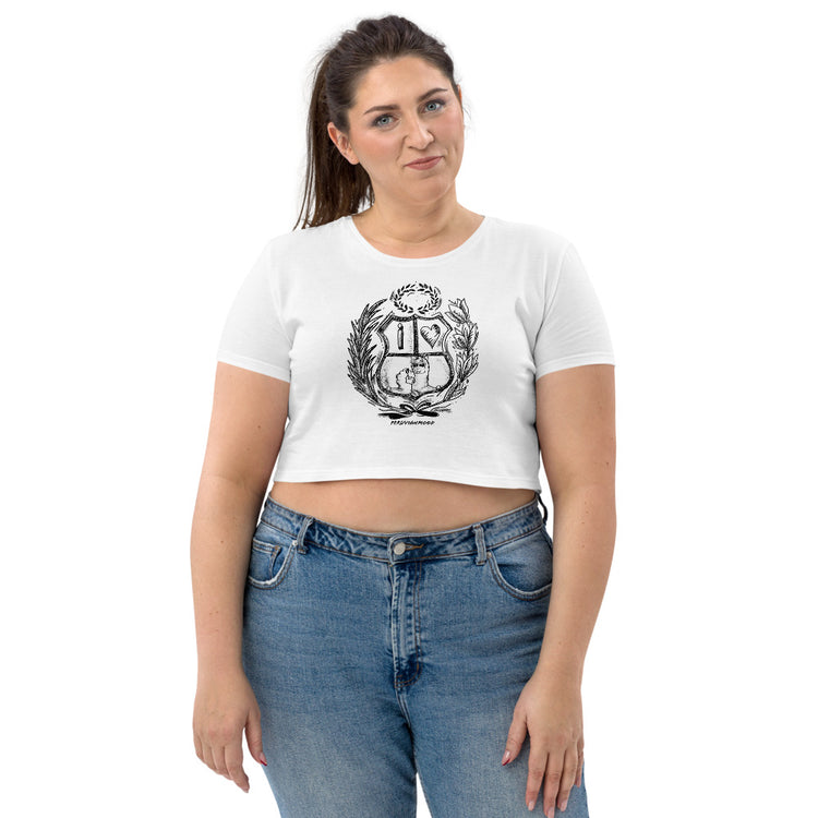 Peru - I love you | Organic Crop Top