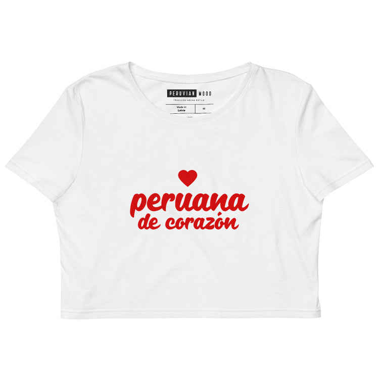Peruana de Corazón | Organic Crop Top