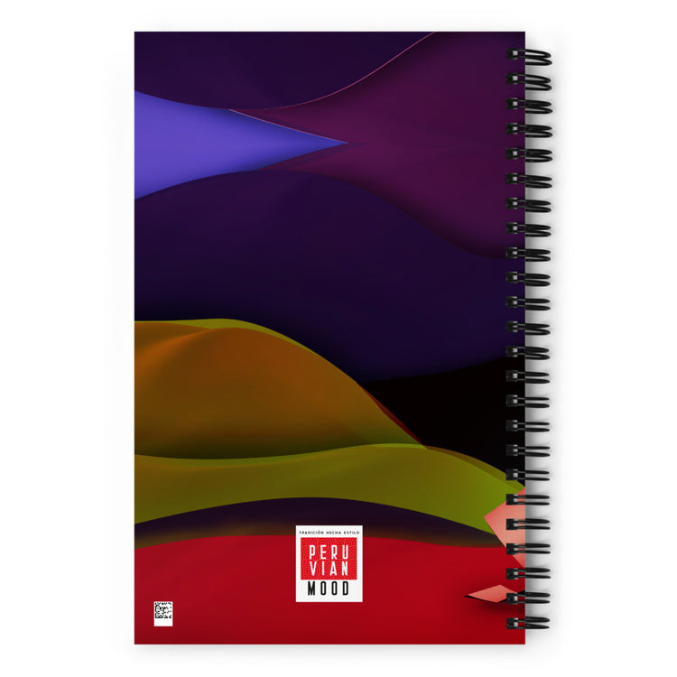Hombre de los Andes - Spiral notebook