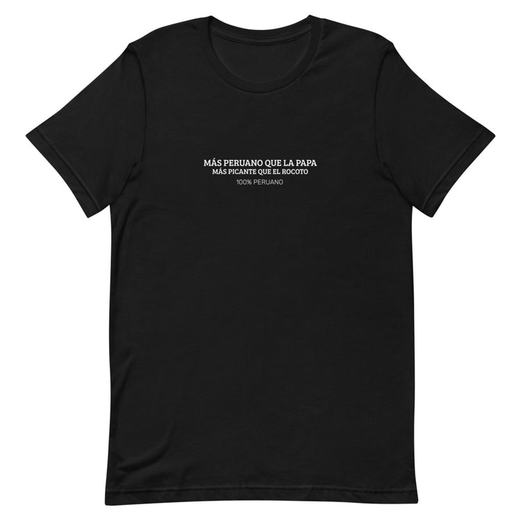 Peru Printed T-Shirt - Más Peruano que la papa | Halloween Criollo