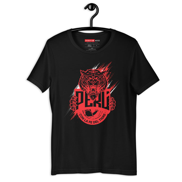 Peruvian T-shirt Soccer - Con la fe del tigre | Unisex