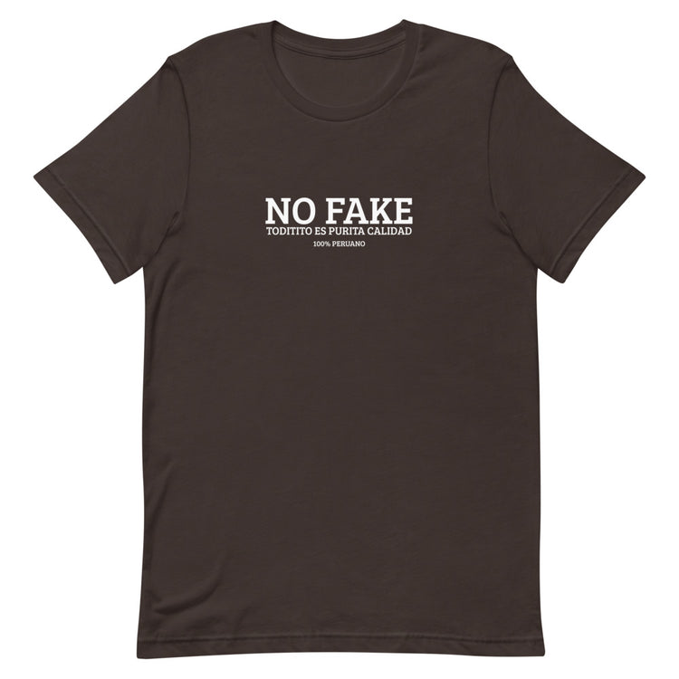 Peruvian Spreadshirt - No Fake | Halloween criollo