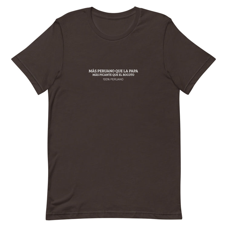 Peru Printed T-Shirt - Más Peruano que la papa | Halloween Criollo