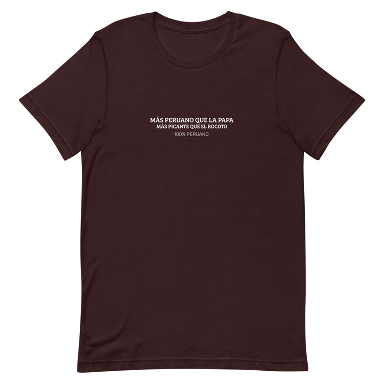 Peru Printed T-Shirt - Más Peruano que la papa | Halloween Criollo