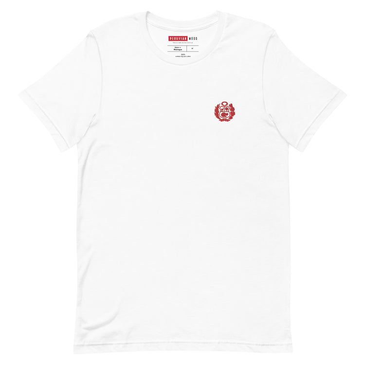 T-shirt Peru Coat of Arms Embroidered - Unisex