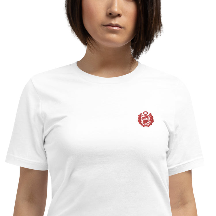 T-shirt Peru Coat of Arms Embroidered - Unisex