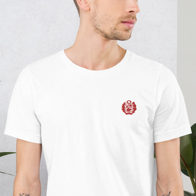 T-shirt Peru Coat of Arms Embroidered - Unisex