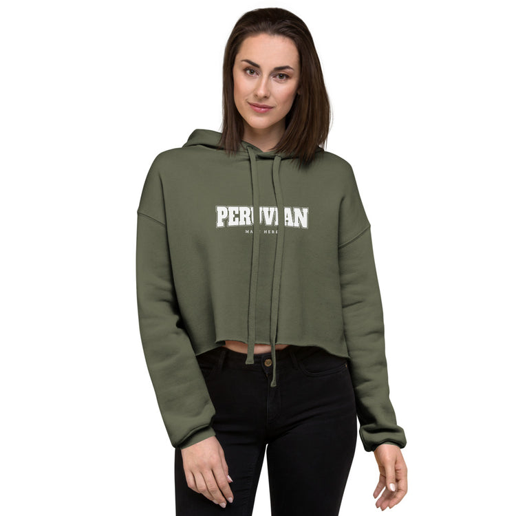 Peru Crop Hoodie - Peruvian Made Here | Woman