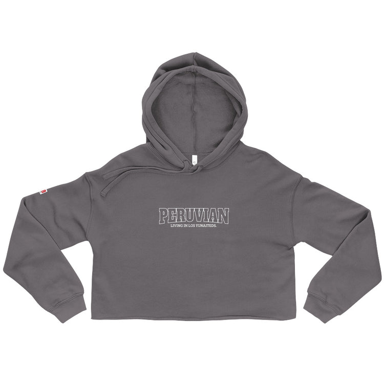 Crop Hoodie Peruvian Living in Los Yunaites | Woman