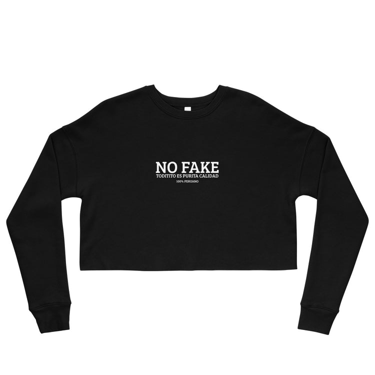 Peru Crop Sweatshirt - No Fake toditito es purita calidad