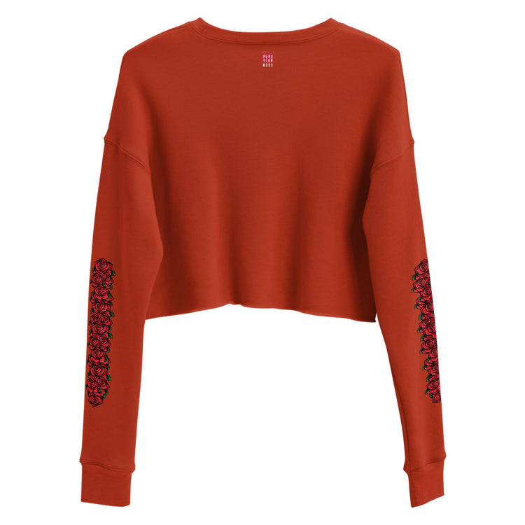 Peru Saint Crop Sweatshirt - Rosa de Lima | Woman