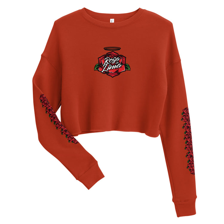 Peru Saint Crop Sweatshirt - Rosa de Lima | Woman