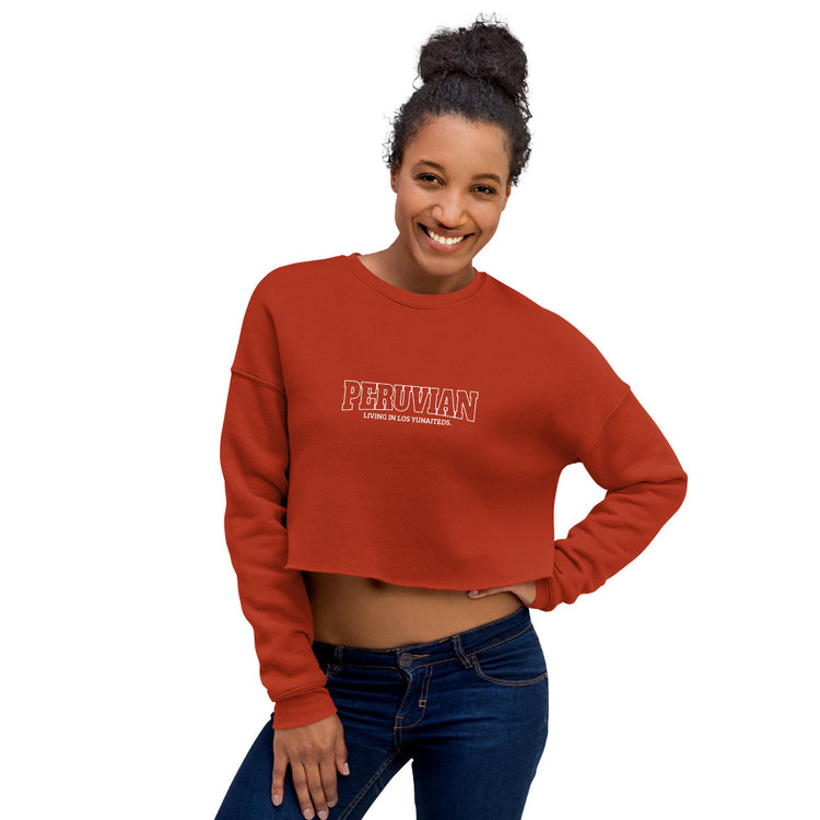 Crop Sweatshirt Peruvian Living in Los Yunaites