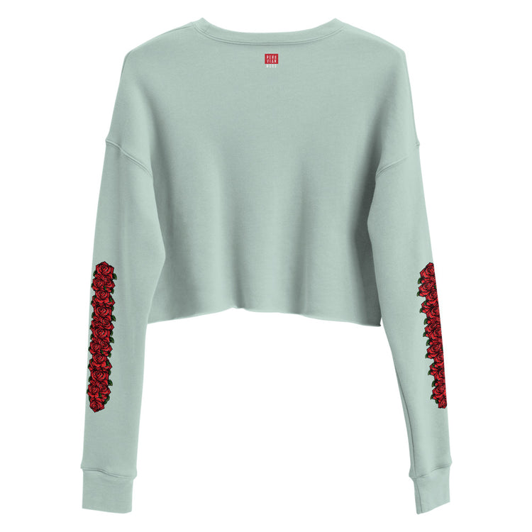 Peru Saint Crop Sweatshirt - Rosa de Lima | Woman