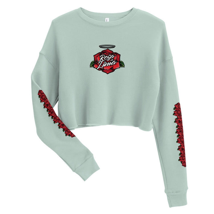 Peruvian Crop Sweatshirt - Rosa de Lima | Woman