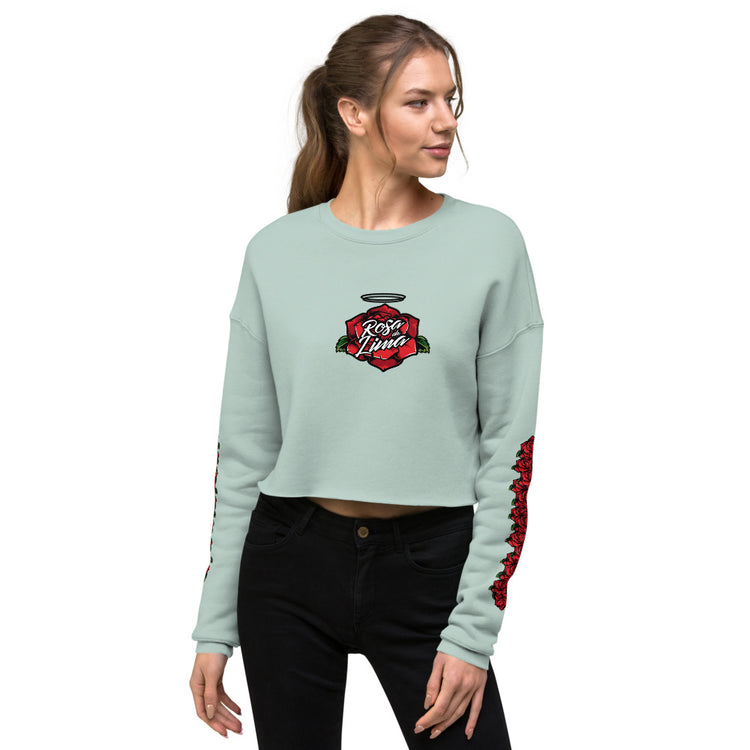Peruvian Crop Sweatshirt - Rosa de Lima | Woman