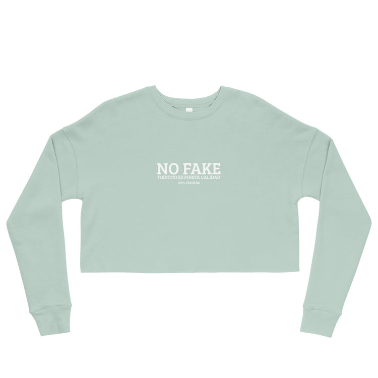 Peru Crop Sweatshirt - No Fake toditito es purita calidad