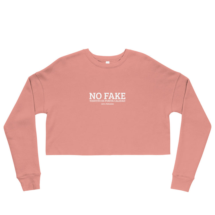 Peru Crop Sweatshirt - No Fake toditito es purita calidad