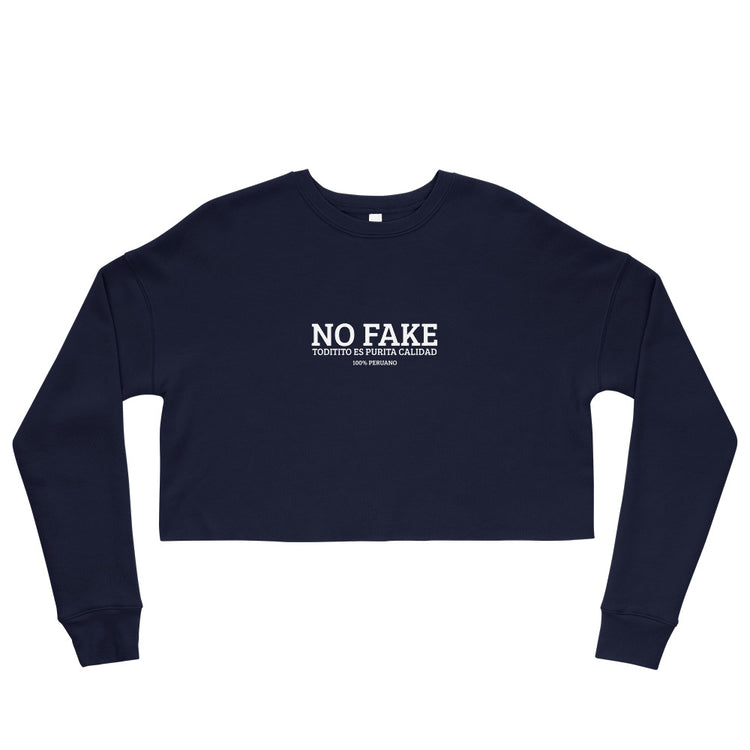 Peru Crop Sweatshirt - No Fake toditito es purita calidad