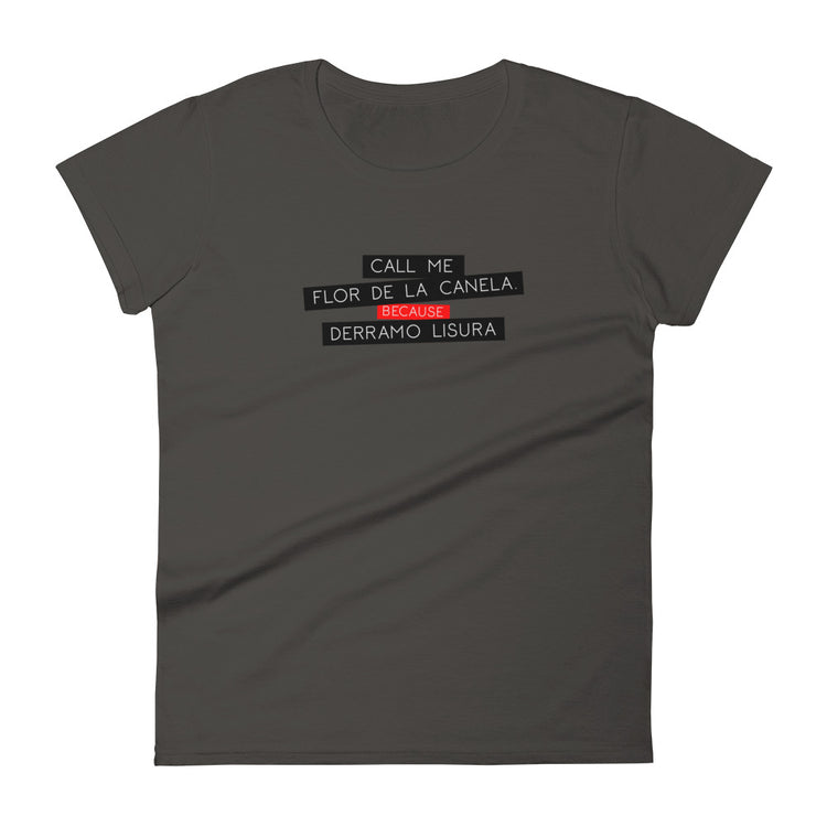 T-shirt Peru - Call me Flor de la Canela Red | Halloween