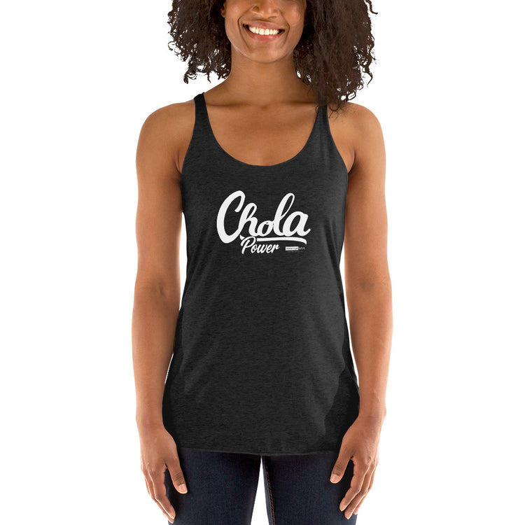 Chola Power Racerback Tank Top - Woman