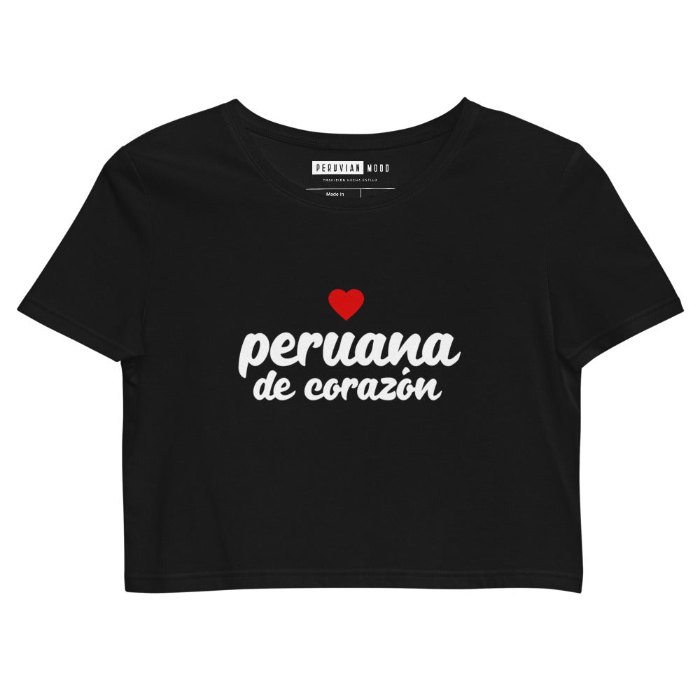 Peruana de Corazón | Organic Crop Top